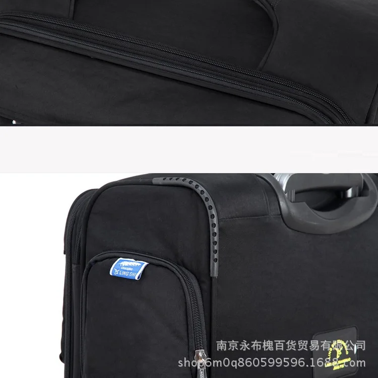 Оксфордские мужские сумки на колёсиках, сумки для путешествий, чемоданы, колесная тележка, деловые сумки для переноски багажа