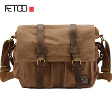 Aetoo Европа и США раздел холст сумка большой плеча