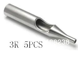 

5PCS HIGH QUALITY 304 Stainless Steel Tips Serilized Tips tattoo Nozzle tip 3R, 5R ,7R Tips for Machine for Needles for Grips