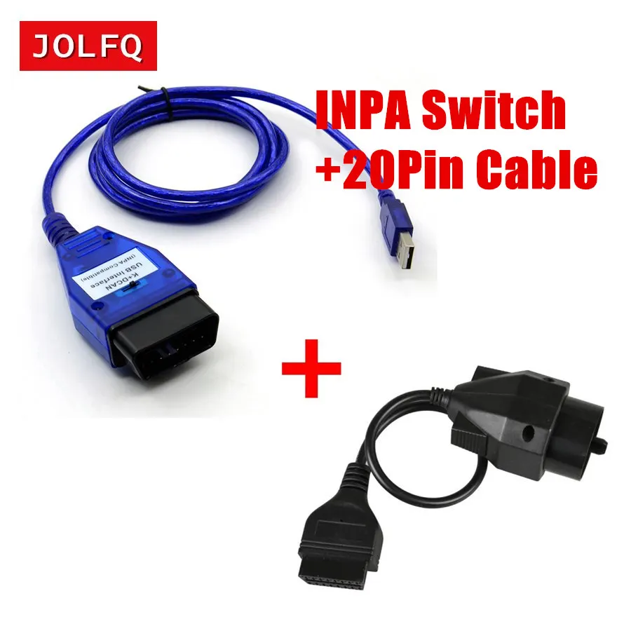 

2018 New FTDI FT232RQ For BMW INPA K+DCAN With Switch Function Easy Working K CAN INPA DIS SSS NCS Coding For BMW Series Car