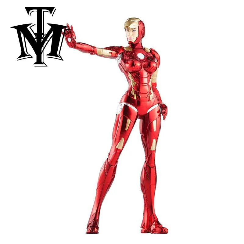 Avengers Iron Lady Ironman Girl Ver 20cm Action Figure Toys Dolls GK Statue PVC Brinquedos Collection MK8 Super hero Model Gifts Avengers Iron Lady Ironman Girl Ver 20cm Action Figure Toys Dolls GK Statue PVC Brinquedos Collection MK8 Super hero Model Gifts