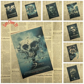 

Award winning film Final Destination Movie Kraft Paper Poster Cafe Creative wallpaper Interior Decoration