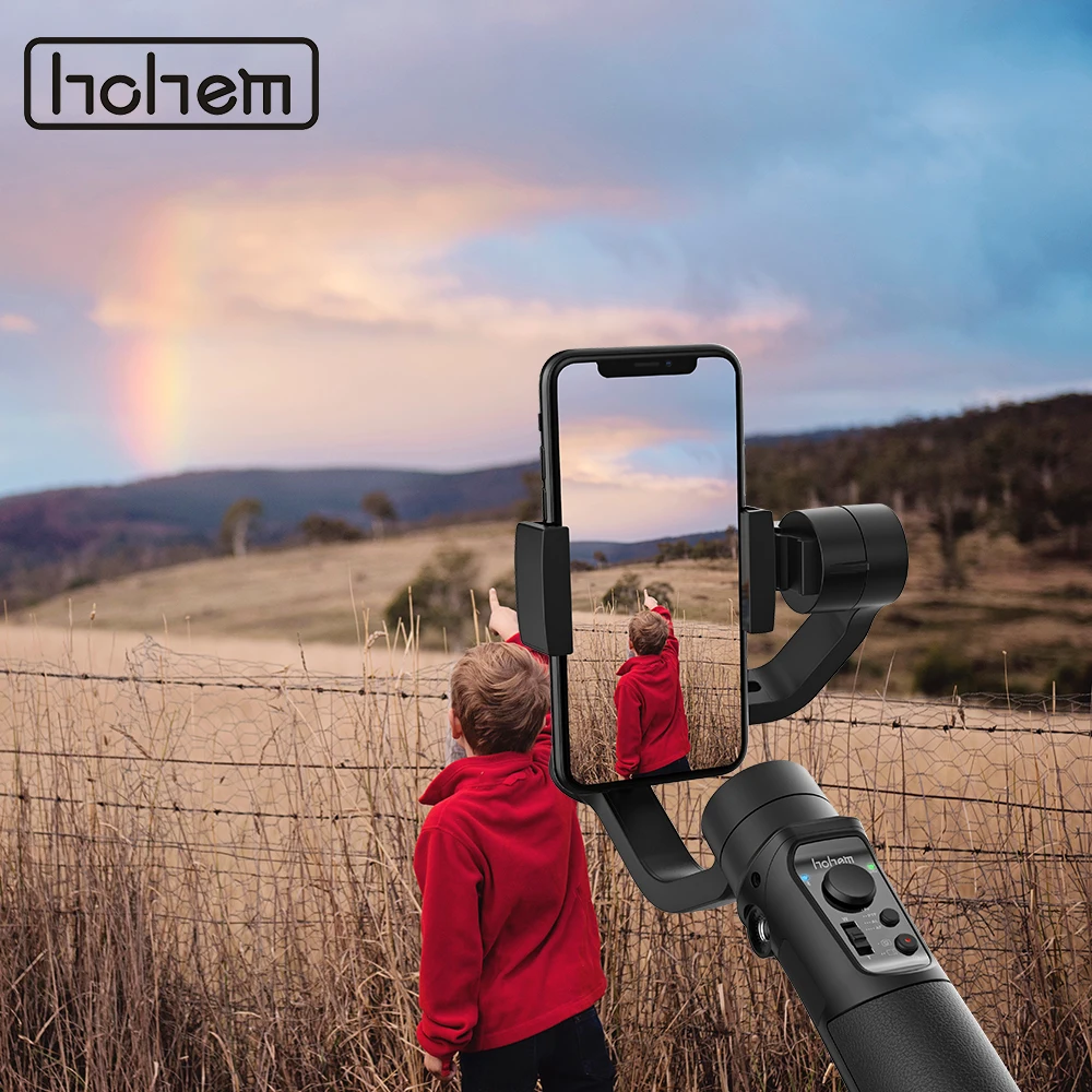 Стабилизатор Hohem iSteady для смартфона 3 осевой Ручной iPhone XS XR X 8 7 7Plus 6 6s Samsung|Риги и