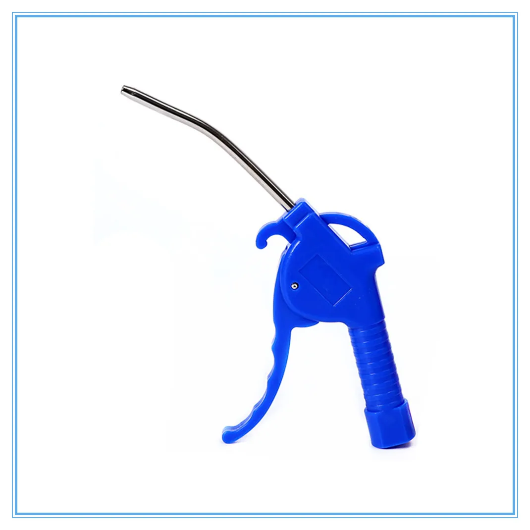 

Pneumatic Blow air tool Metal Bent Tube Nozzle Blue Air Blow Dust Gun 100mm