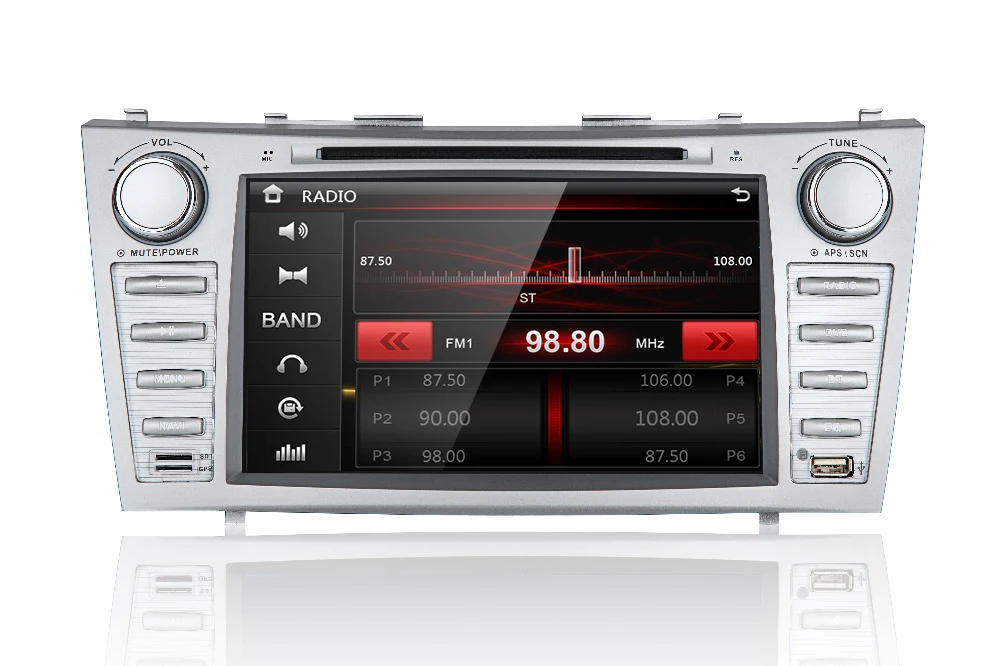 Cheap 8" Car DVD player with GPS BT/TV USB SD AUX,audio Radio stereo,Car multimedia headunit for TOYOTA CAMRY 2007 2008 2009 2010 2011 1
