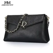 Berühmte Marken Frauen Taschen Aus Echtem Leder frauen Umhängetaschen Serpentin Damen Messenger Umhängetasche Ketten Handtasche Kupplungen