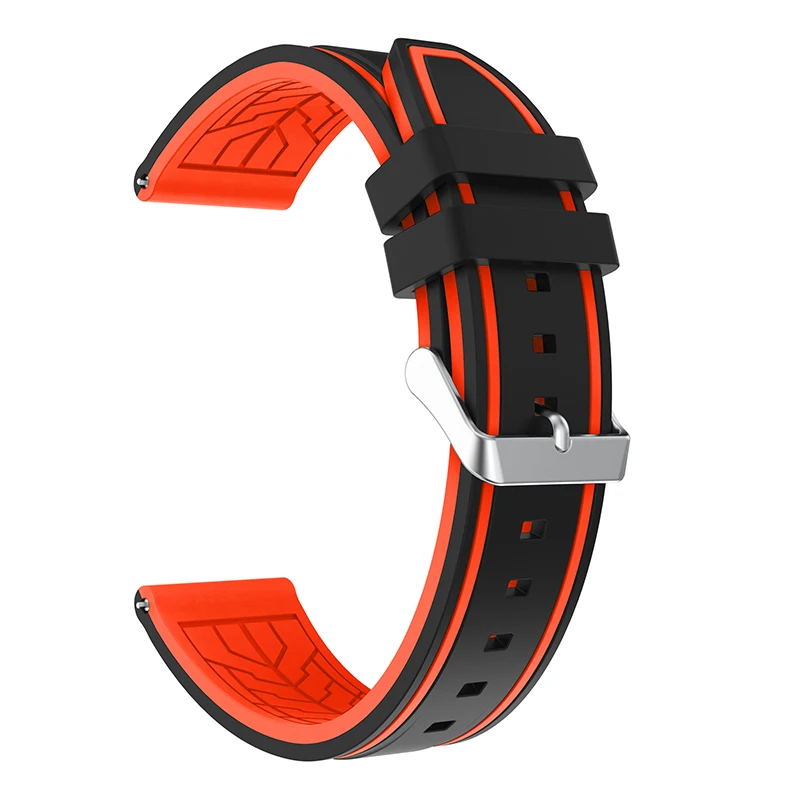 22MM Watch Band New Fashion Replacement Band Strap Sport Wrist Silicone Band For Samsung Galaxy Watch Gear S3 Strap