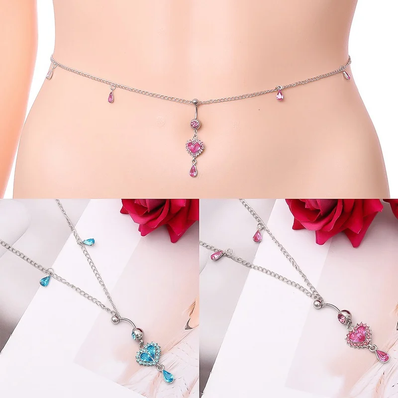 

Free Shipping Piercing Belly Button Rings Barbell Piercing Navel Piercing Nombril Belly Bars Body Chain Jewelry Bijoux De Corps