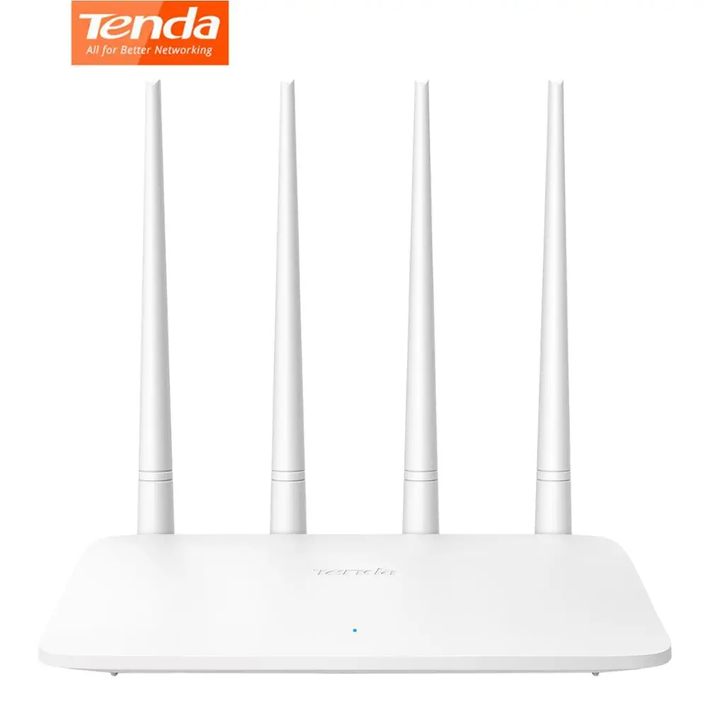 

Tenda F6 Router Wireless Wifi 300Mpbs Easy Setup Home Routers With 4 External 5db Antennas MIMO Simple Light Chinese Firmware