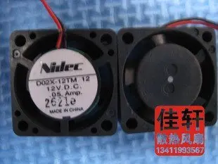 Хорошее качество вентилятор Nidec 2 5 см 2510 D02X-12TM 12 V 0.05A гарантия качества Вентилятор