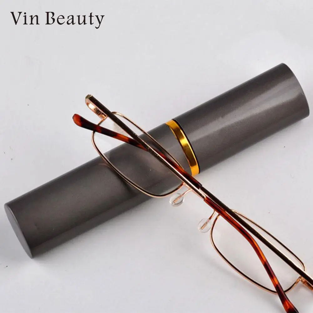 Gafas de lectura de tubo de alta calidad gafas de moda libro con gafas de lectura de aprendizaje para hombres y mujeres Dropshipping