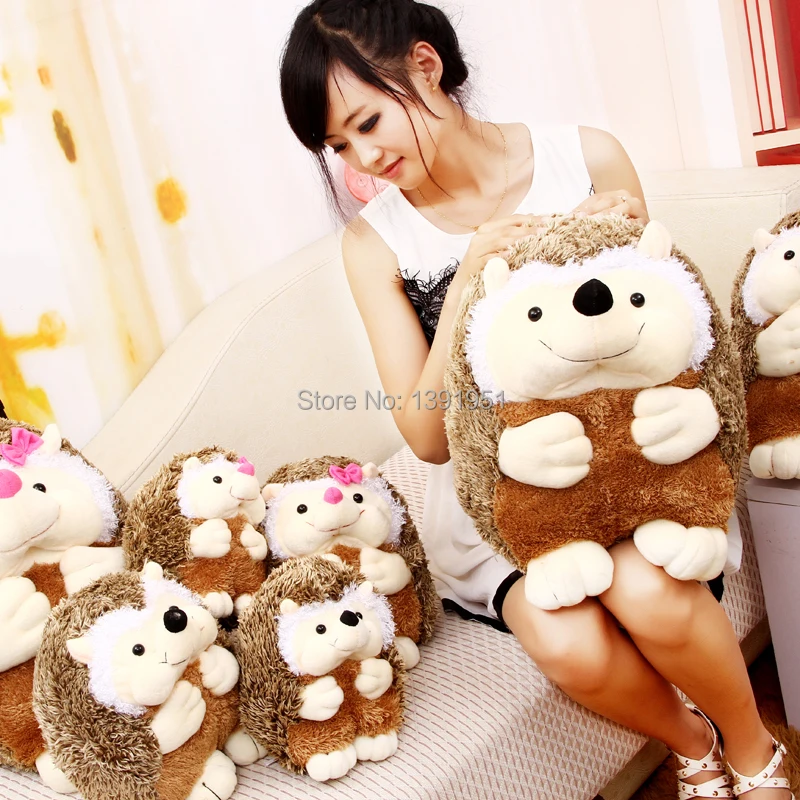 large stuffed hedgehog