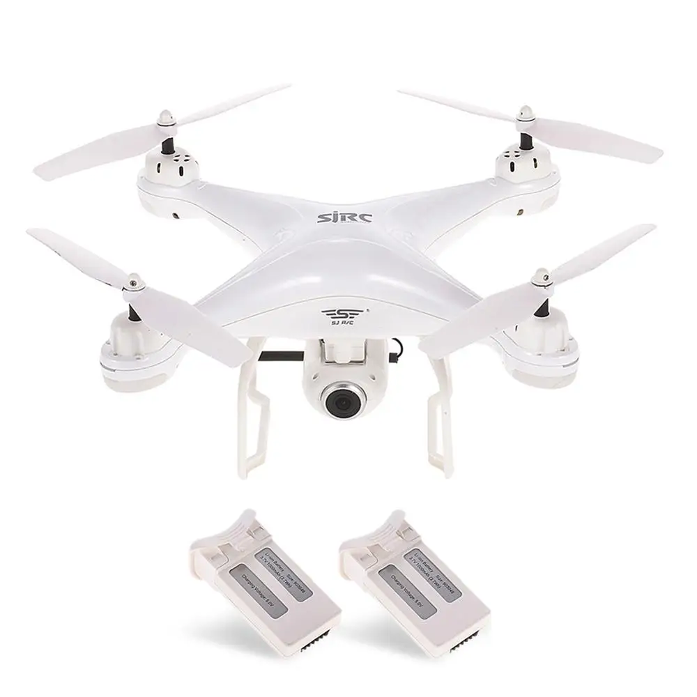 SJ R/C S20W 1080P Camera GPS WiFi FPV RC Drone Quadcopter RTF with Two Batteries Set