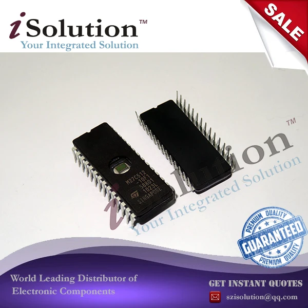 10PCS IC 27C512 CDIP-28 ST NEW M27C512-10F1
