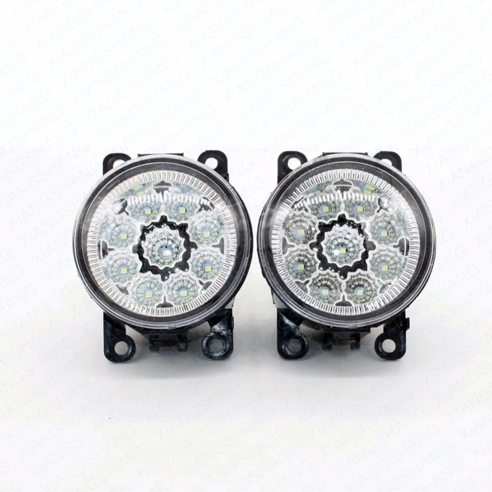 2pcs Car Styling Round Front Bumper LED Fog Lights DRL Daytime Running Driving For VAUXHALL