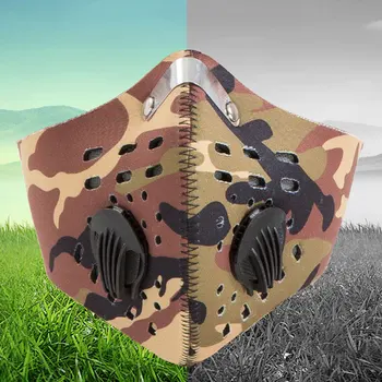 

Windproof Dust Mask PM2.5 Activated Carbon Breathable Filter Outdoor Cycling Running Protection Skiing for Bike Bicyle Face Mask