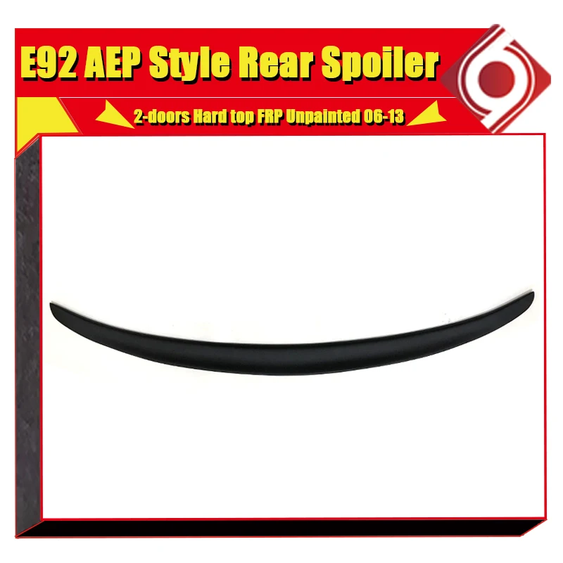 Для BMW E92 P Style High kick duckbill FRP Неокрашенный спойлер багажника КРЫЛО 3 серии 320i 335i 328i 335d
