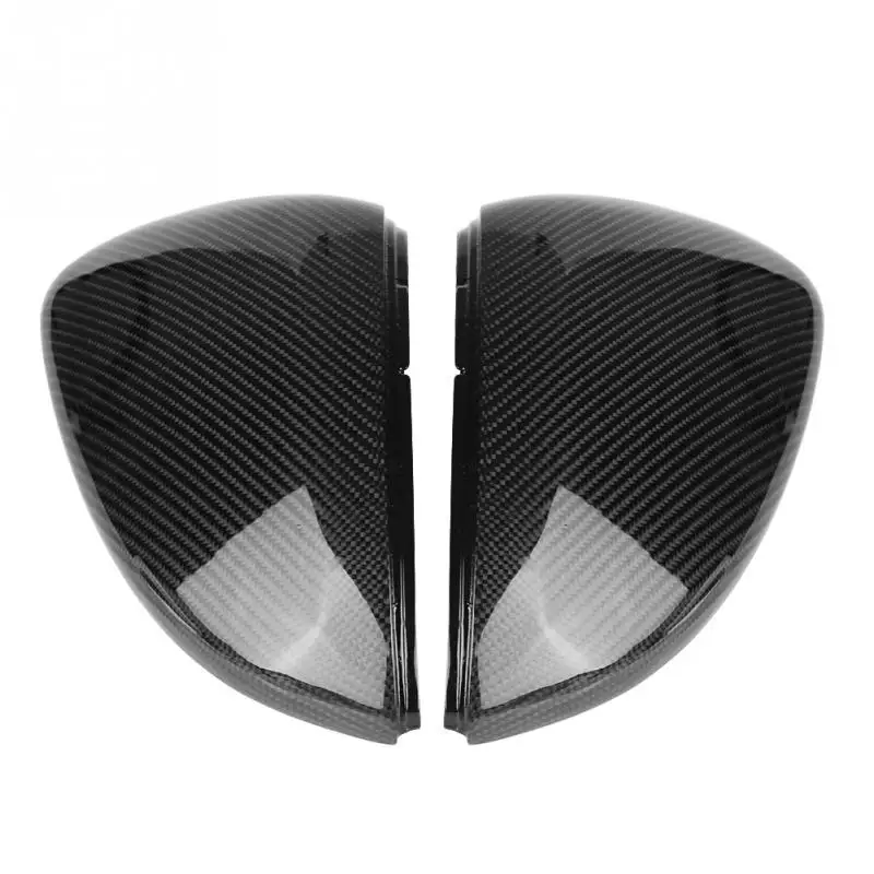 

1 Pair Carbon Fiber Rearview Mirror Cover Direct-Replace for VW Golf MK7GTIR 13-18