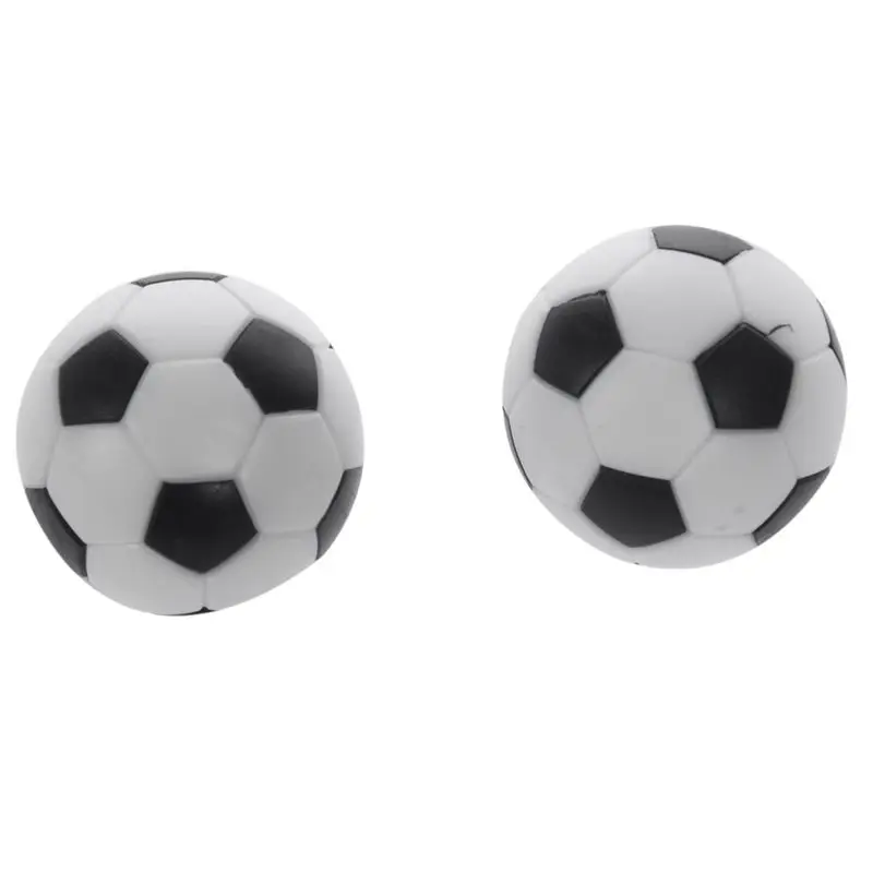 5x пластик 32 мм Футбол крытый стол футбольный мяч заменить черный+ белый