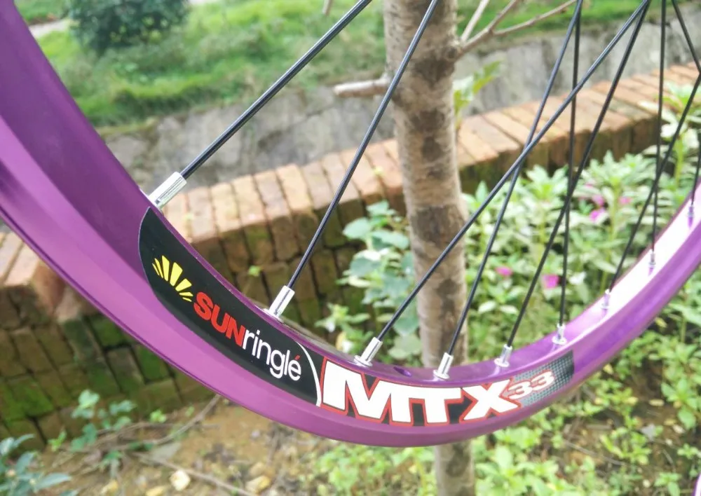 32 отверстия SUN MTX 33 DH/AM/FR колеса для горного велосипеда 26/27. 5/29er F110* 20 мм/R135*9 мм ступицы для горного велосипеда MTB колеса