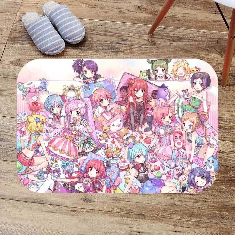Противоскользящий напольный коврик PriPara коврики с принтом напольные для кухни
