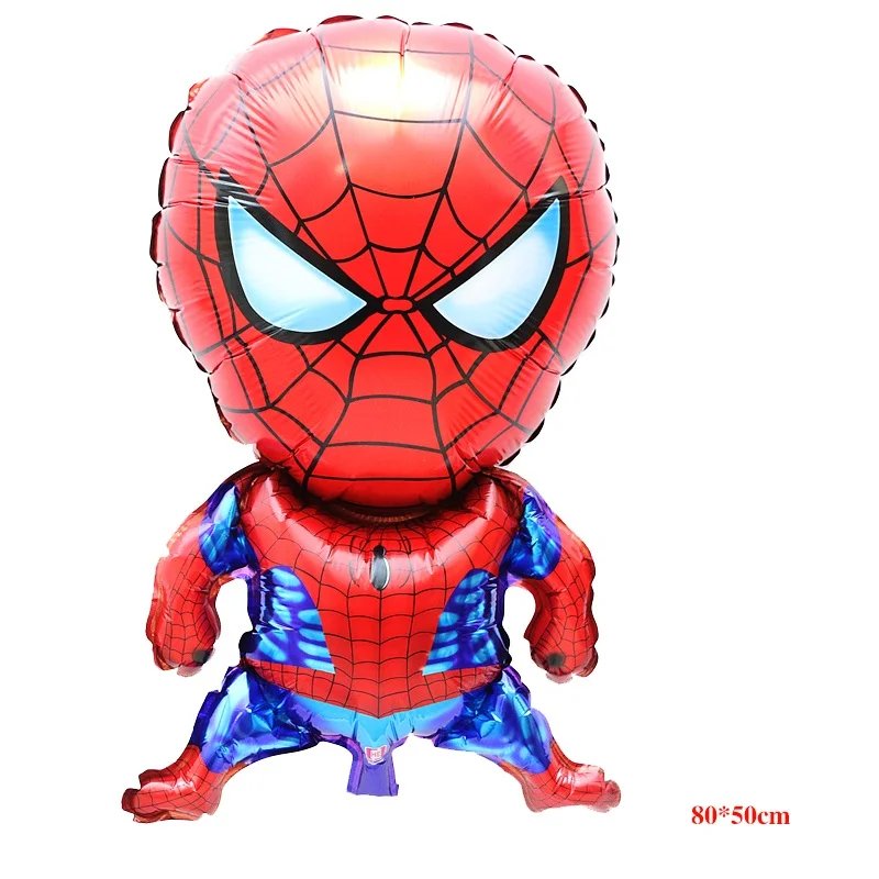 1 шт. воздушный Гелиевый шар супергероя из фольги Человек-паук Бэтмен ...