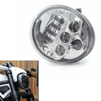

DOT E9 2017 Motorcycle LED HEADLIGHT Motorcycle Aluminum Headlight For Harley V Rod VROD VRSCA VRSC Harley Headlight Headlamp