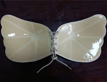 

Self Adhesive Strapless Bandage Blackless Solid Bra Stick Gel Silicone Push Up women's underwear Invisible Bra