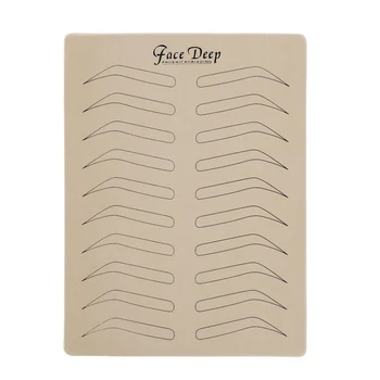 

Microblading Practice Skin Cosmetic Pemanent Make up Tattoo Supplies Eyebrow Training Fake False Eyebrows Blank for Beginner