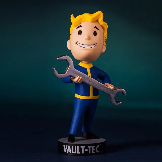 Fallout 4 Vault Tec Pip Boy Action Figure Vault Boy 5 inch Bobblehead