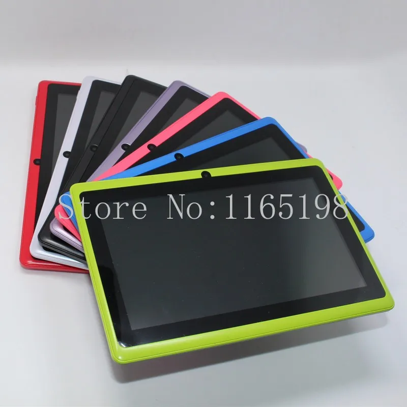 

A33-8G 512MB/8GB 7 inch Allwinner A33 Adroid 4.4 WIFI Bluetooth OTG Dual Camera quad core Multi- language tablet pc