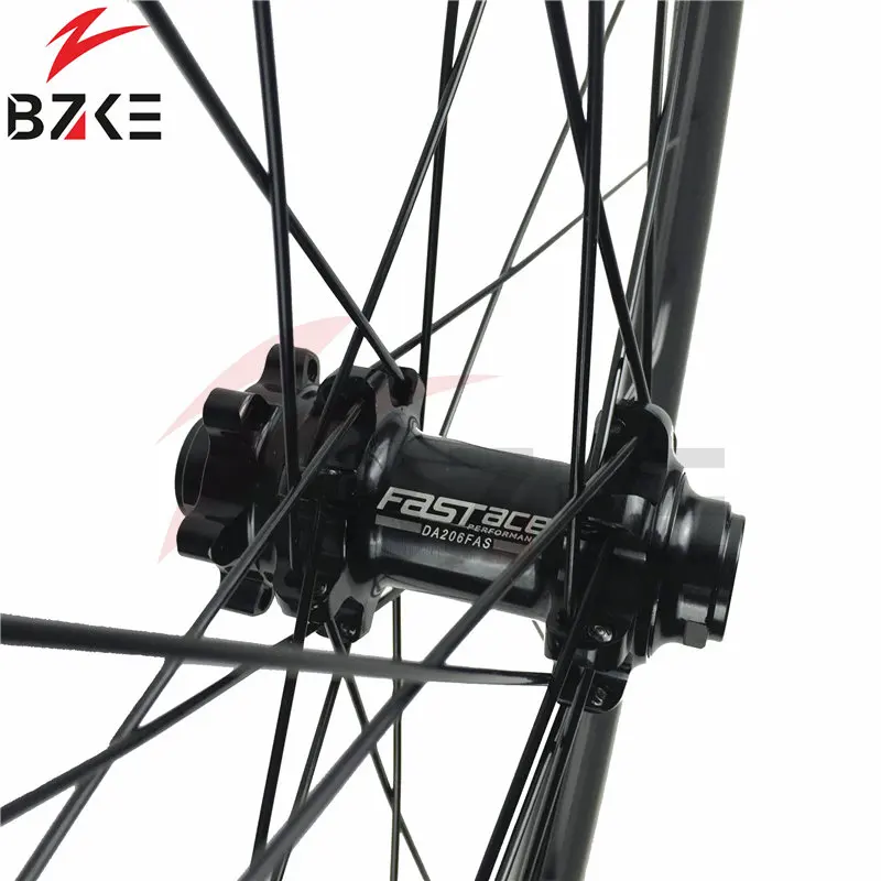 BZKE 29 Углеродные колеса mtb 29er клинчер углеродный обод с fastace DA206 ступицы дюймовые