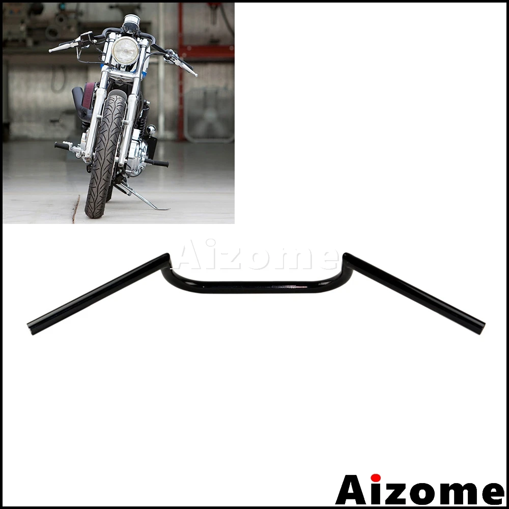 

Universal Motorcycle 1" Handlebar For Harley Dyna Handlebar Cafe Racer Cruiser Bobber Chopper 25MM Handle Bars