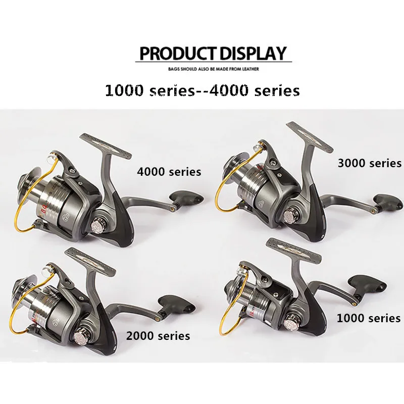 1000-4000 series upgraded full metal line cup 11 axis reel spinning reel fishing wheel baitcasting reel molinete de pesca tool