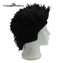 Горячий парик ручной работы шапочки головные уборы для мужчин и женщин взрослых теплые новые зимние вязаные шапки для мужчин и женщин подарки на Хэллоуин