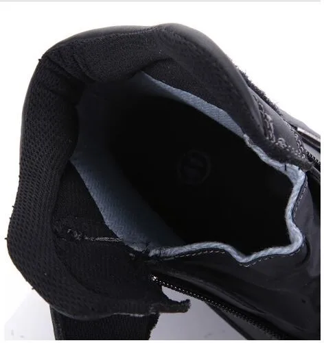 Real à Prova Engrenagem de Segurança Botas de Rua Arcx Couro Dwaterproof Água Escalada Caminhadas Botas Motocicleta Corrida Chopper Touring Equitação Sapatos 12 Botas p/ motos