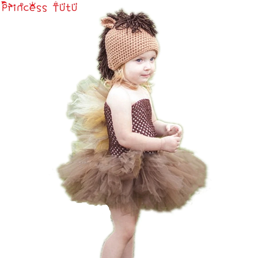 Cute Farm Animal Pony Horse Tutu Dress Kids Girl Birthday Partday