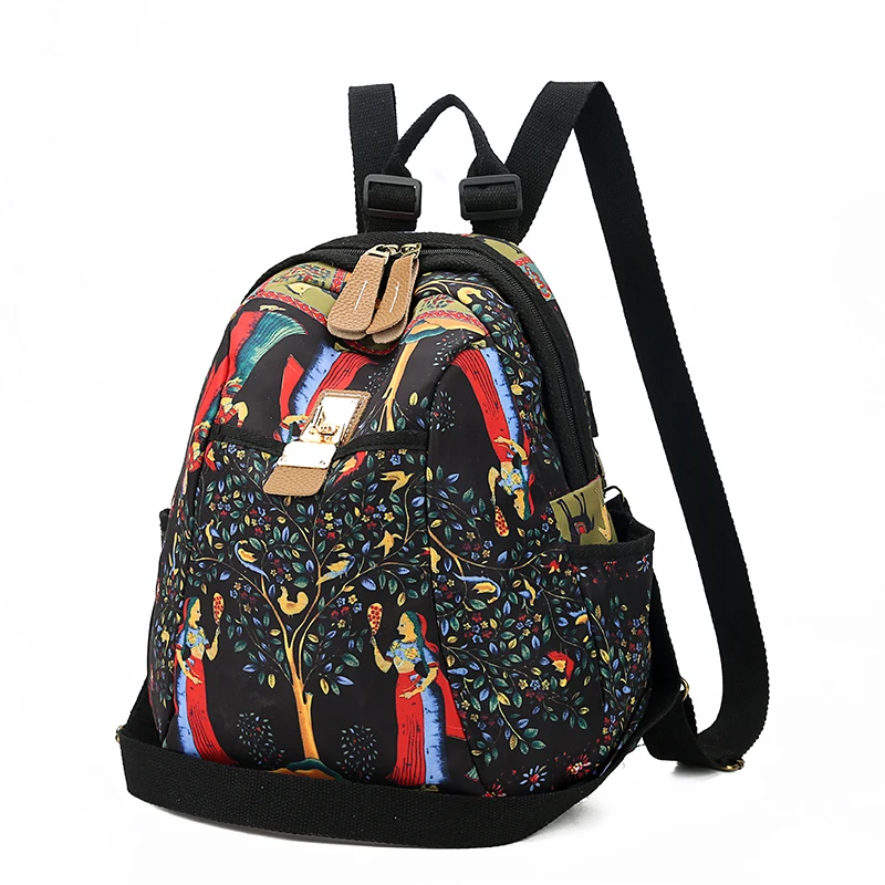 

Printing Backpack Small Bag Women's Backpacks Schoolbag Waterproof Bagpack Woman Backpack Purse Travel Rucksack Women 2019 New