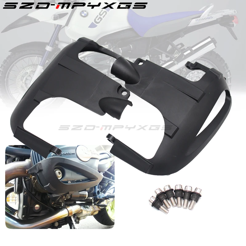 

For BMW R1150GS R1150RT R1150R R1150 GS RT 1150 2004 2005 04 05 Black Double Ignition Engine Cylinder Protector Guard Cover