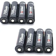 8 шт Soshine 3,2 V LiFePO4 батарея AA 14500 батарея pilas recargables защищена чехол для батареи и разъемами
