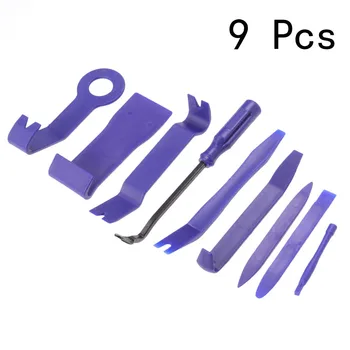

9PCS/Set Car Audio Disassembly Tool Kit Auto Trim CD Removal Tools Durable Portable Long Time Use For Vehicle Cars Upholstery