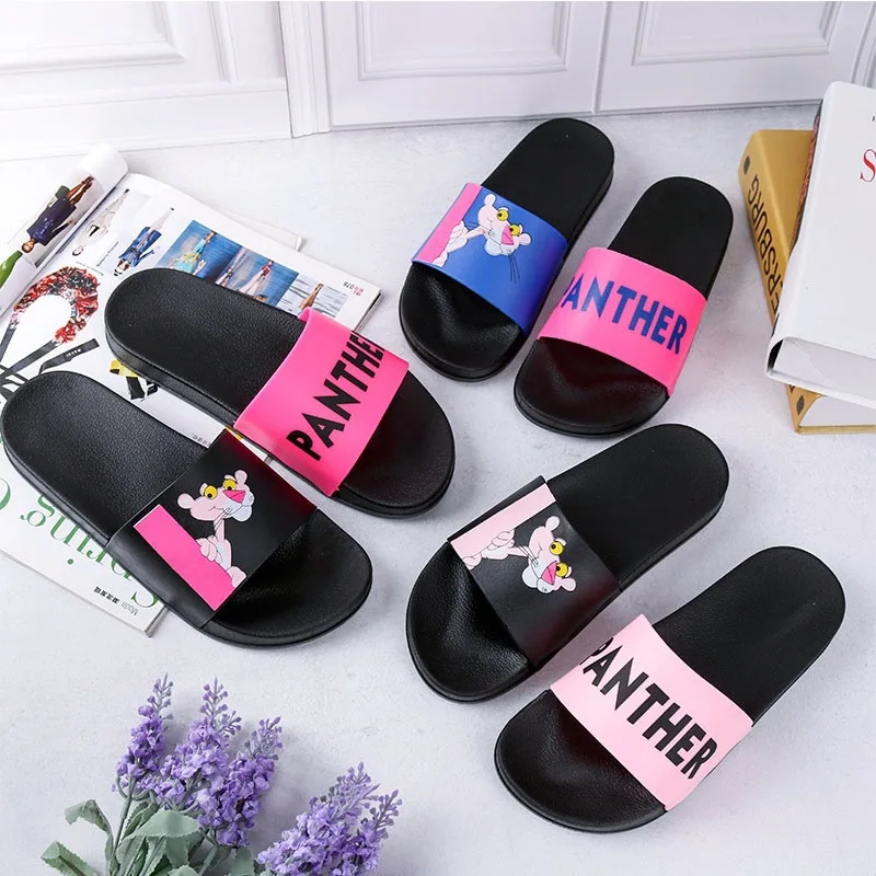 

Non-slip Slippers for Ladies Slipper Shoes 2019 Summer Toddler Animal Womens Indoor Slippers PVC Cartoon Slippers womans shoes