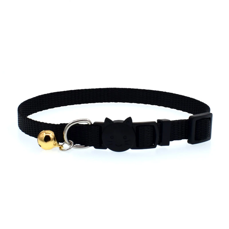 Breakaway Nylon Cat Collar with Bell Quick Clasp Kitten Safety Buckle Adjustable Nylon Small Dogs Cats Neck Strap Pet Supplies Breakaway Nylon Cat Collar with Bell Quick Clasp Kitten Safety Buckle Adjustable Nylon Small Dogs Cats Neck Strap Pet Supplies