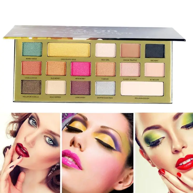 

Popfeel 16 Colors/Set Eye Makeup Matte Eyeshadow Palette Girl Professional Eye Makeup Tool