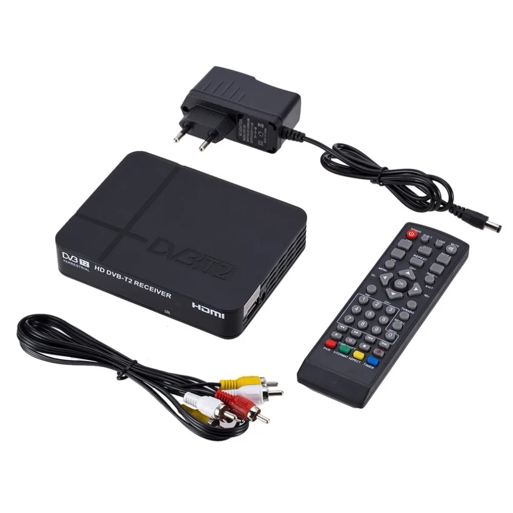 

Signal Receiver of TV Fully for DVB-T Digital Terrestrial DVB T2 / H.264 DVB T2 Timer Supports for Dolby AC3 PVR drop shipping