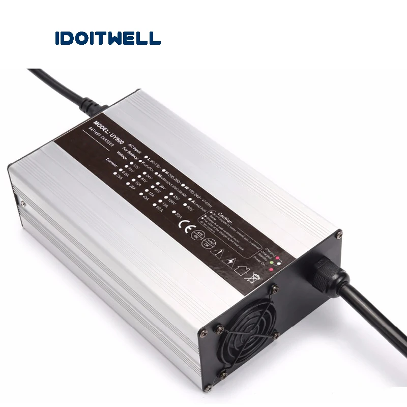 Customized 900W series 12V 40A 24V 25A 36V 18A 48V 15A battery charger for Lead acid Lithium Li-ion battery or LifePO4 battery