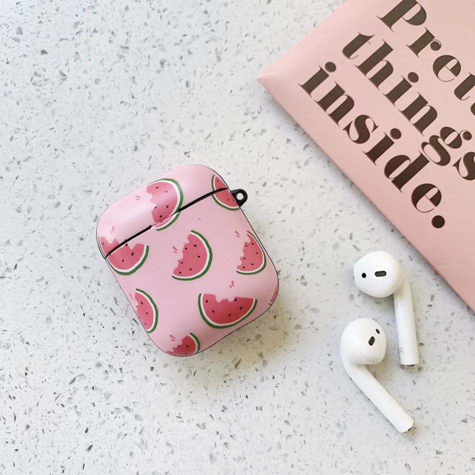 Чехол для наушников Airpods 2 чехол Роскошный Мраморный чехол для наушников авокадо чехол для Apple Air Pods Earpods защитный чехол Аксессуары