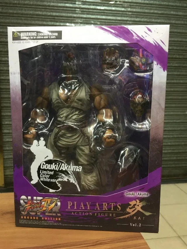 

Anime PLAY ARTS KAI Street Fighter IV 4 Vol.2 Gouki PVC Action Figure Collection Model Kids Toy Doll