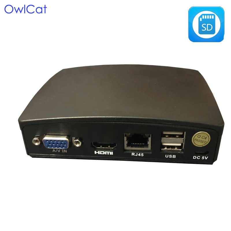 

OwlCat Super Mini Network CCTV NVR 4CH 1080P Video Recorder 4CHANNEL DVR for Onvif IP Cameras System
