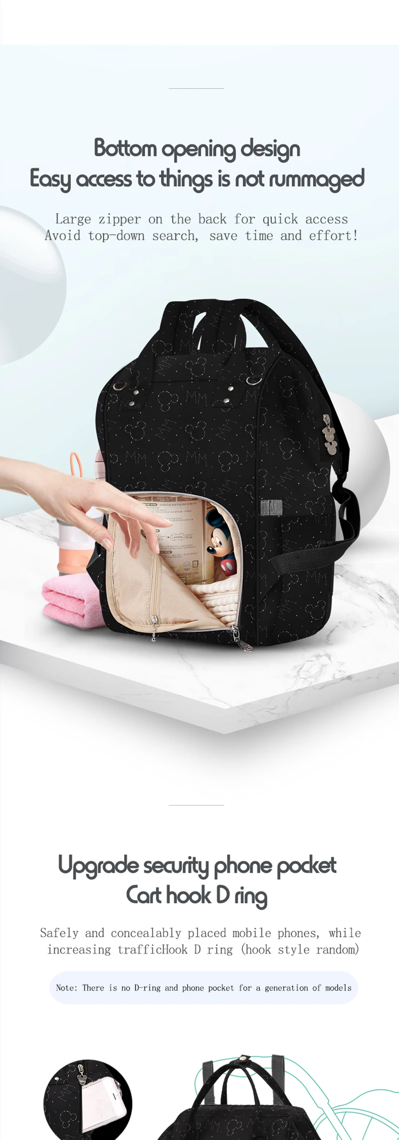 Дисней Мумия сумка мульти-функция большой емкости Мода камуфляж рюкзак Bolsa Maternidade коляска подгузник сумка пеленки сумка